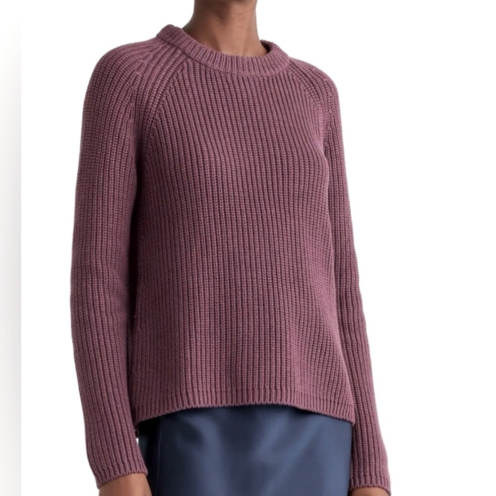 REI crew neck knit sweater